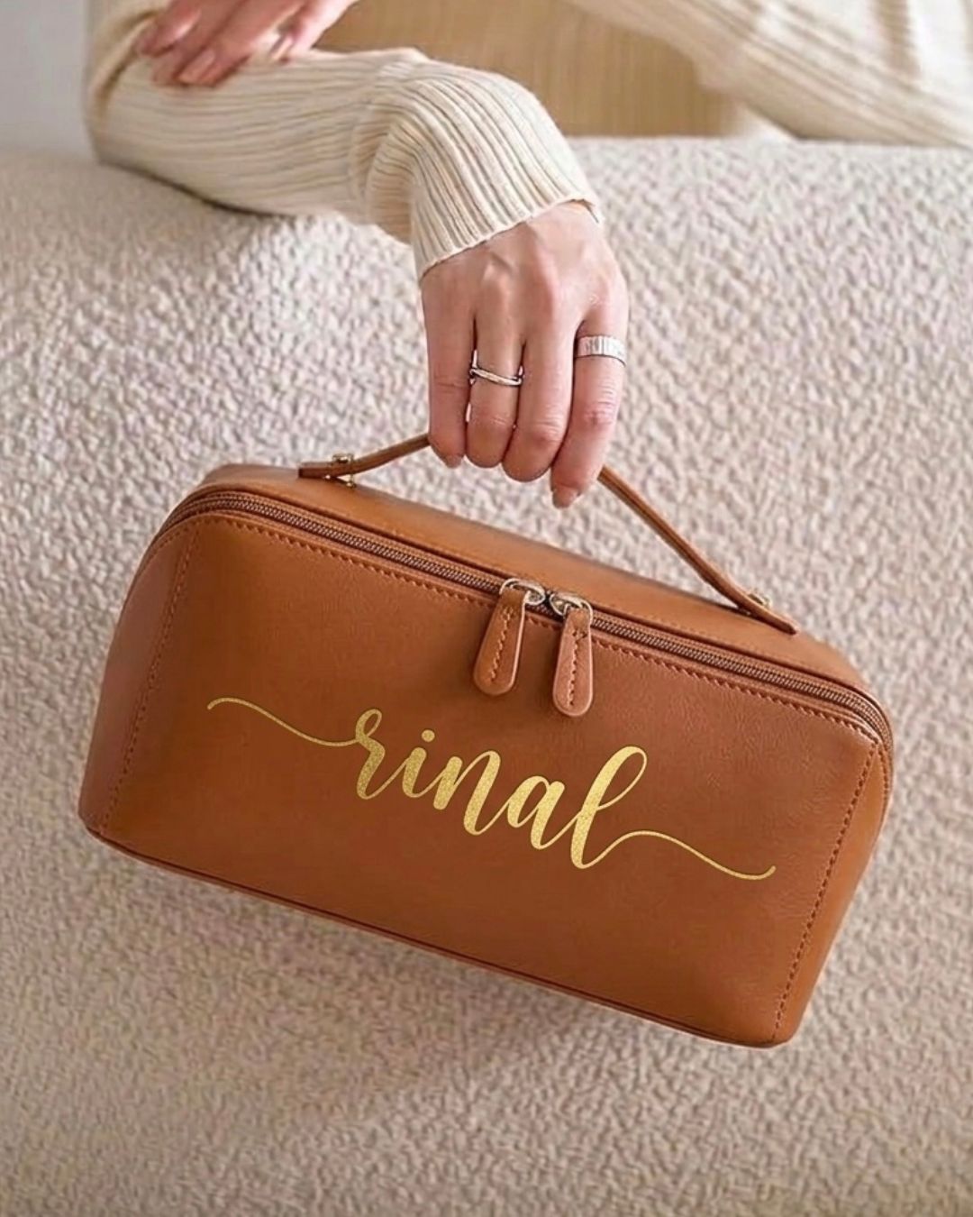 Customised Luxe Vanity Makeup Pouch