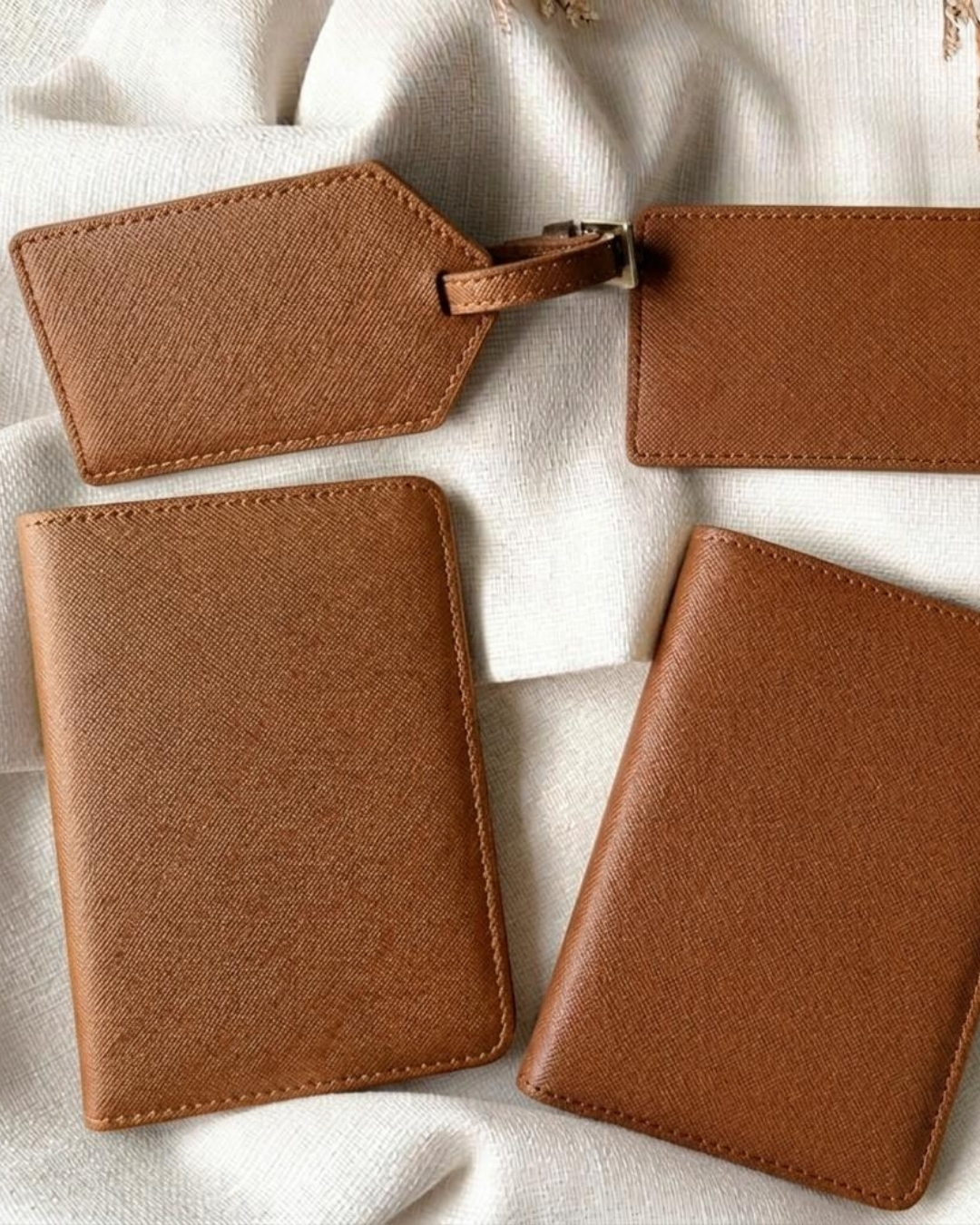 Personalized Passport Cover & Luggage Tag Set