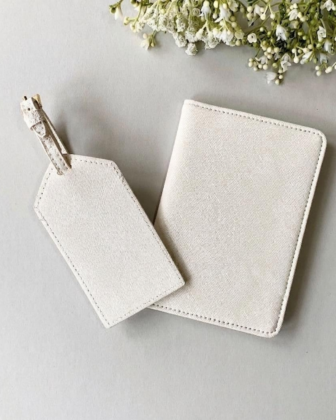 Personalized Passport Cover & Luggage Tag Set