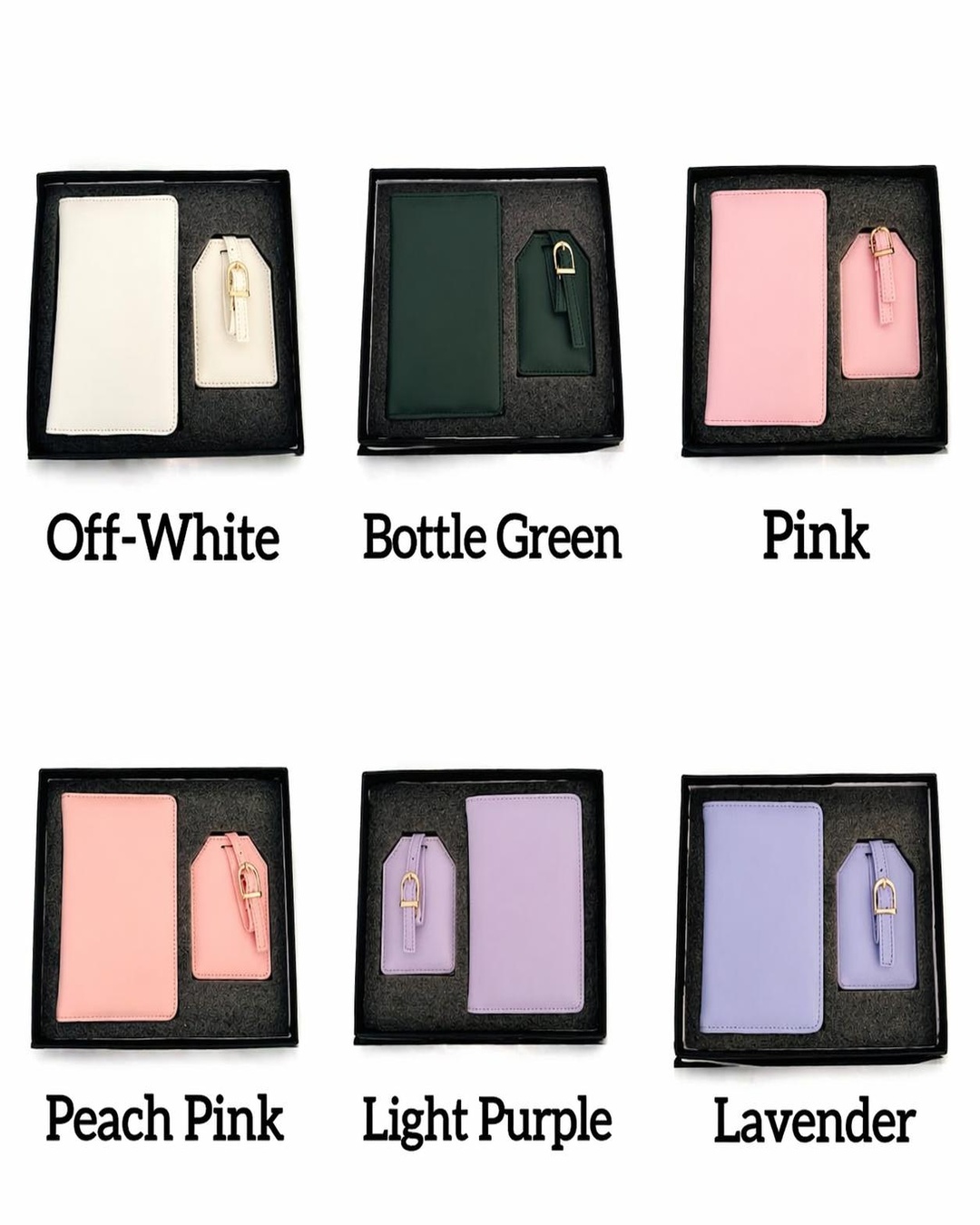 Personalized Passport Cover & Luggage Tag Set