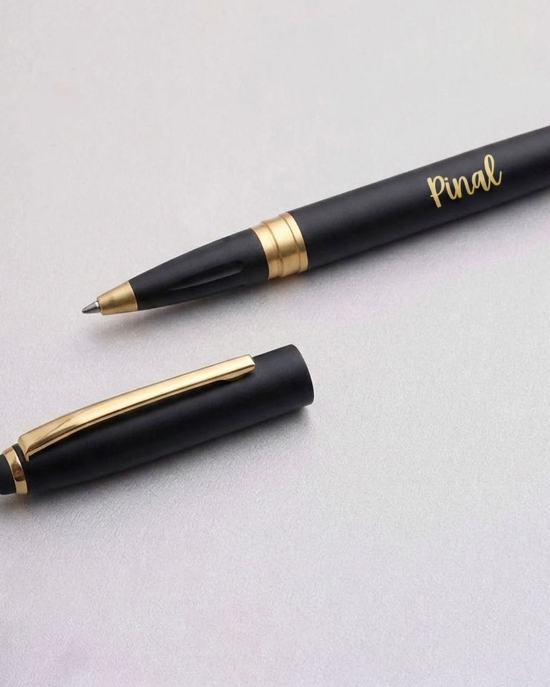 Customised Magnetic Clip Pen With Stylus