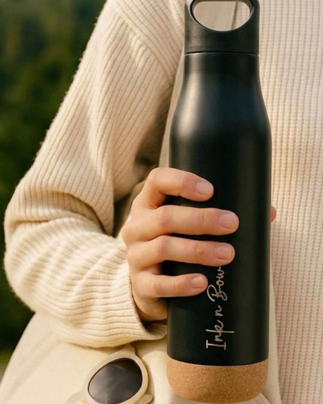 Personalized Premium Vacuum Cork Bottle (500 ml)