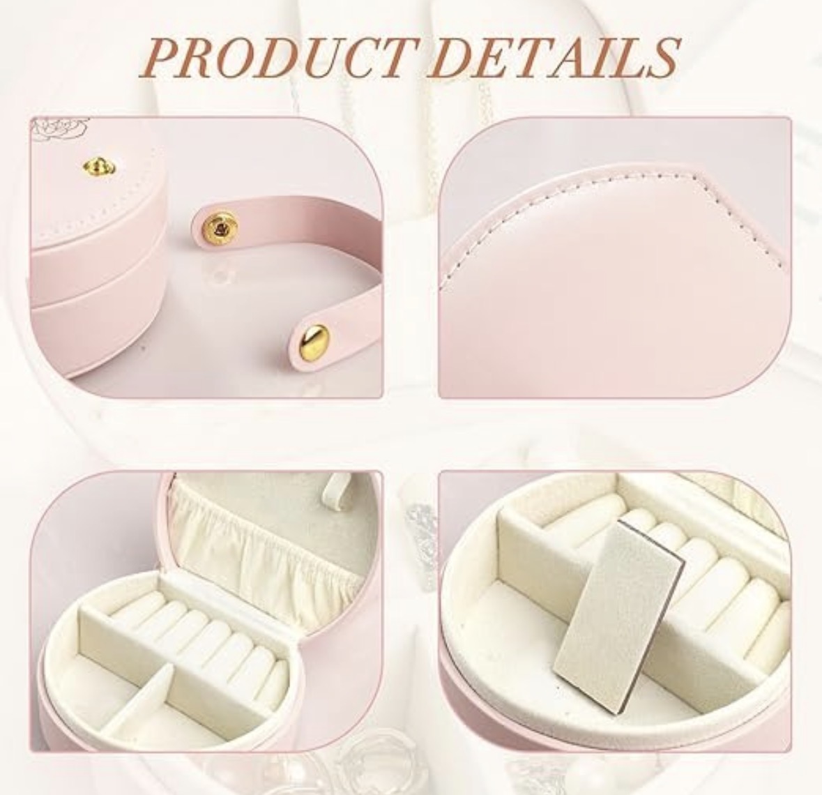 Customised Semi Circle Jewellery Box