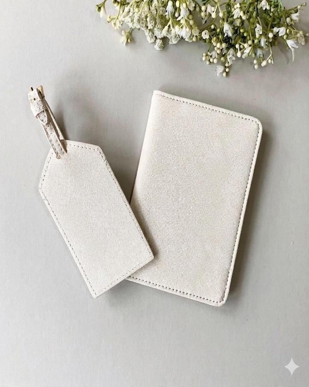 Personalized Passport Cover & Luggage Tag Set