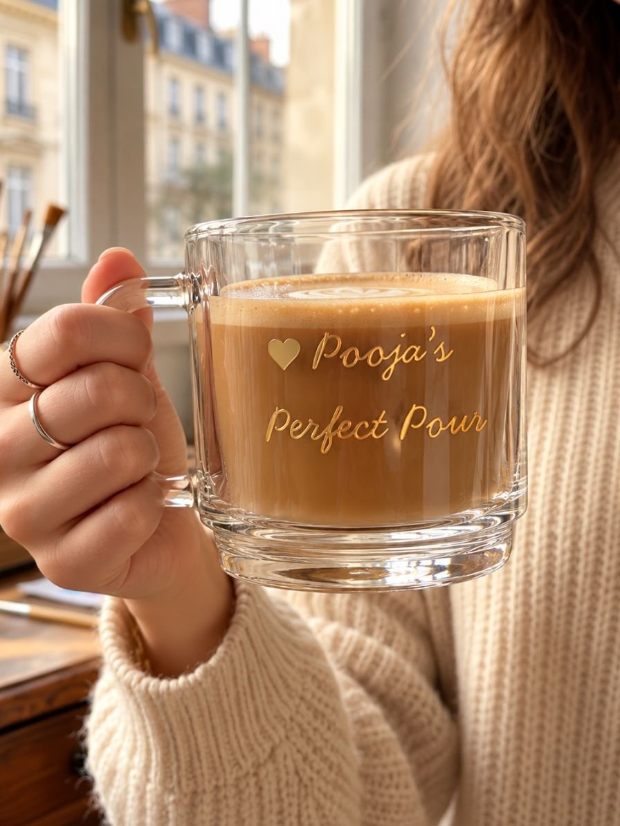 Customised - Daily Brew Glass Cup