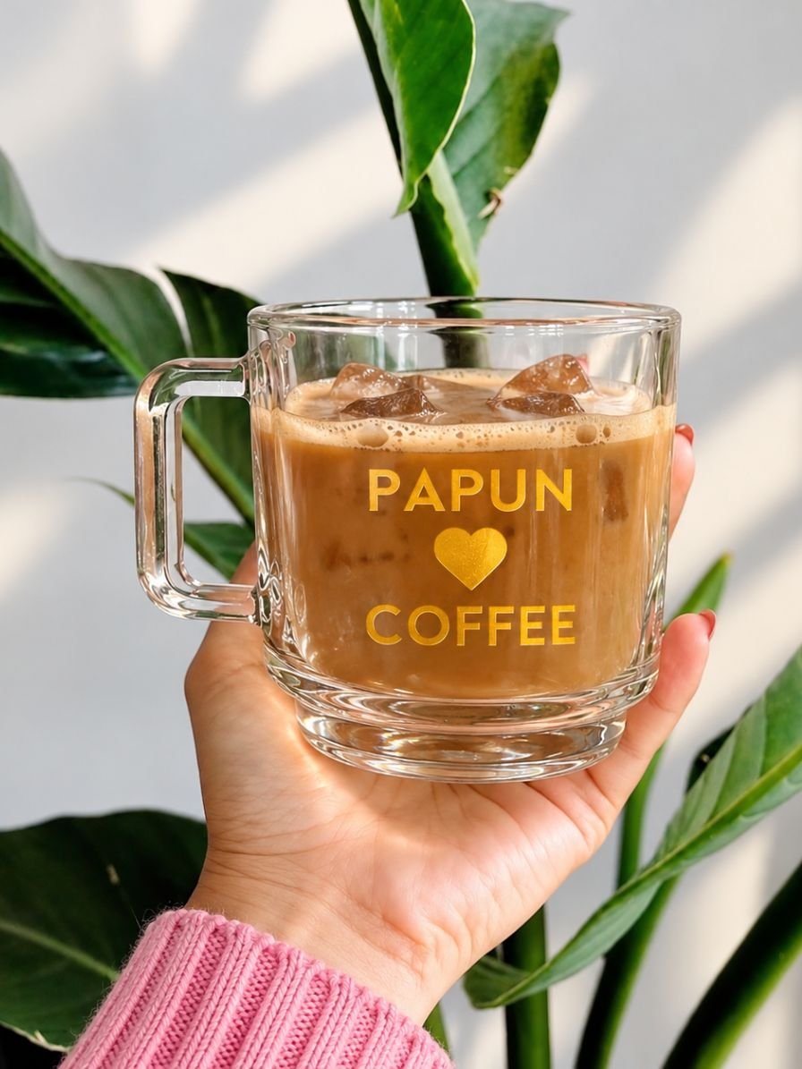 Customised - Daily Brew Glass Cup