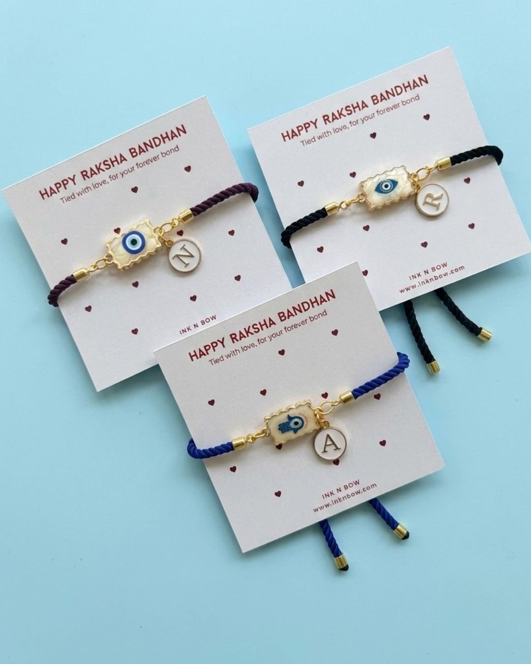 Personalized Evil Eye Charm Rakhi