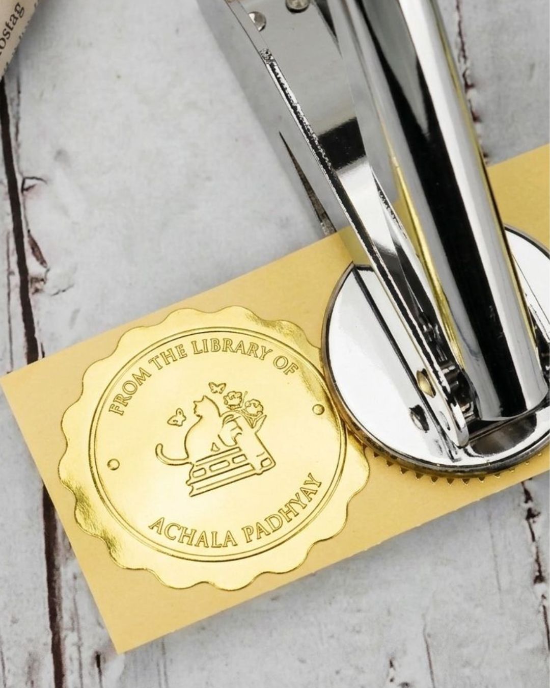 Customised - Cat Signature Paper Embosser (40 mm)