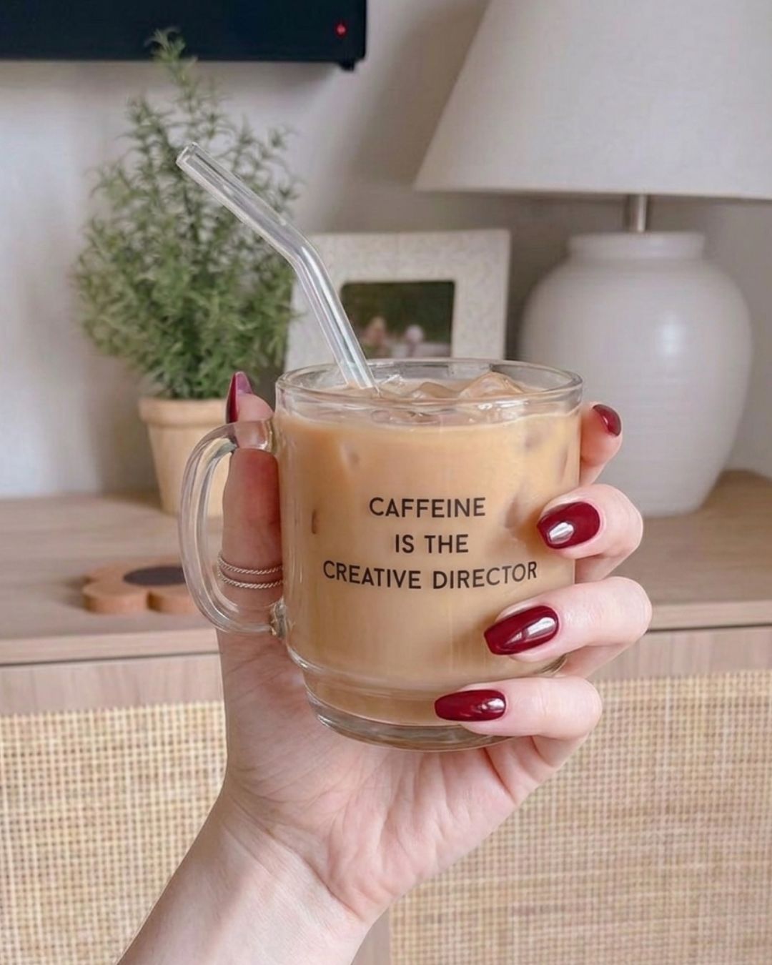 Customised - Daily Brew Glass Cup