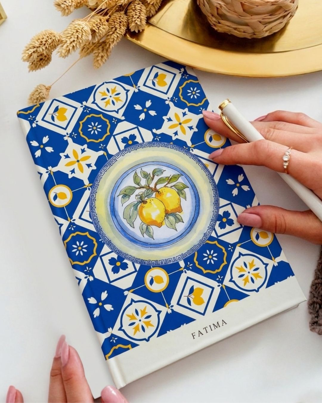 Customised - Notebook | Diary - Amalfi Lemon