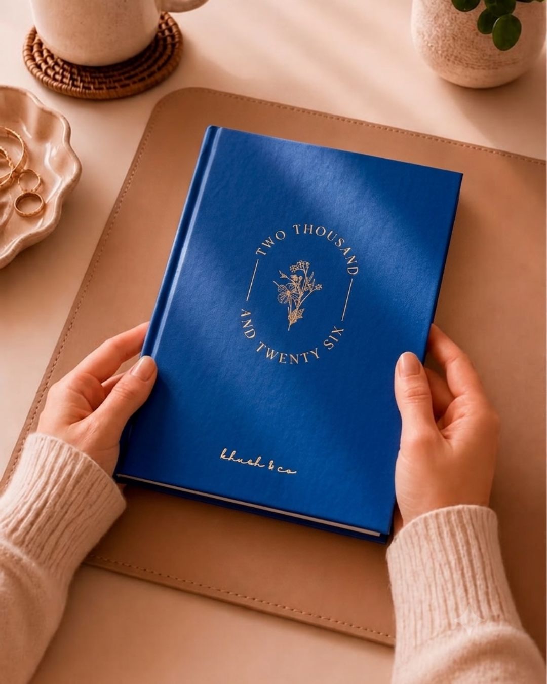 Customised - Notebook | Diary - Botanical Crest 2026