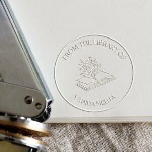 Customised – Floral Library Paper Embosser (40 mm)