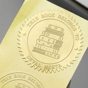 Golden Paper Embosser card (2)