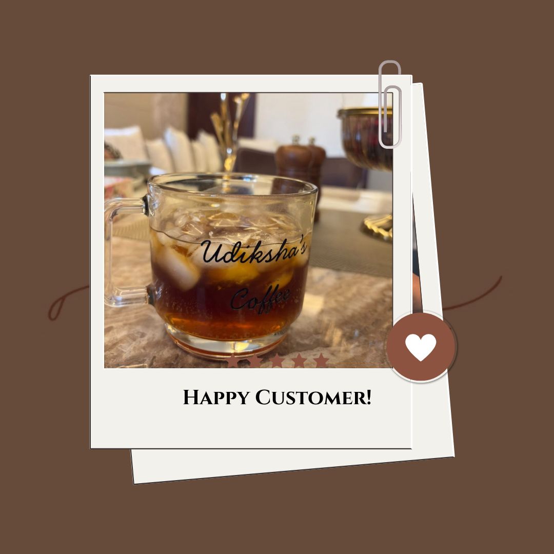 Customised - Daily Brew Glass Cup