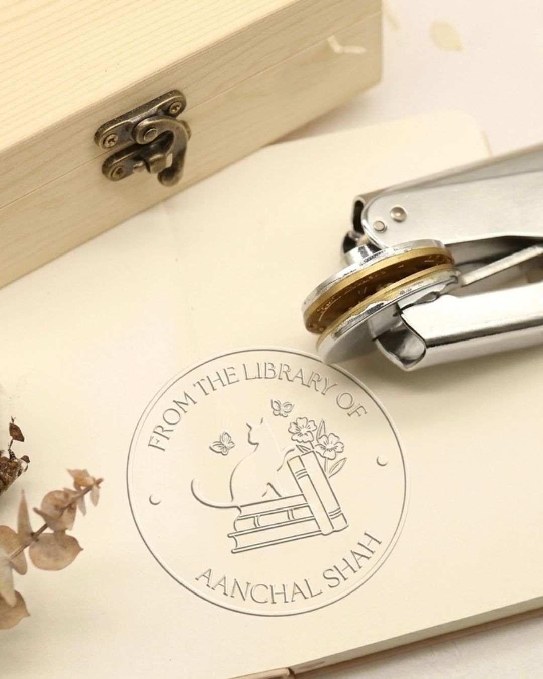 Customised - Cat Signature Paper Embosser (40 mm)