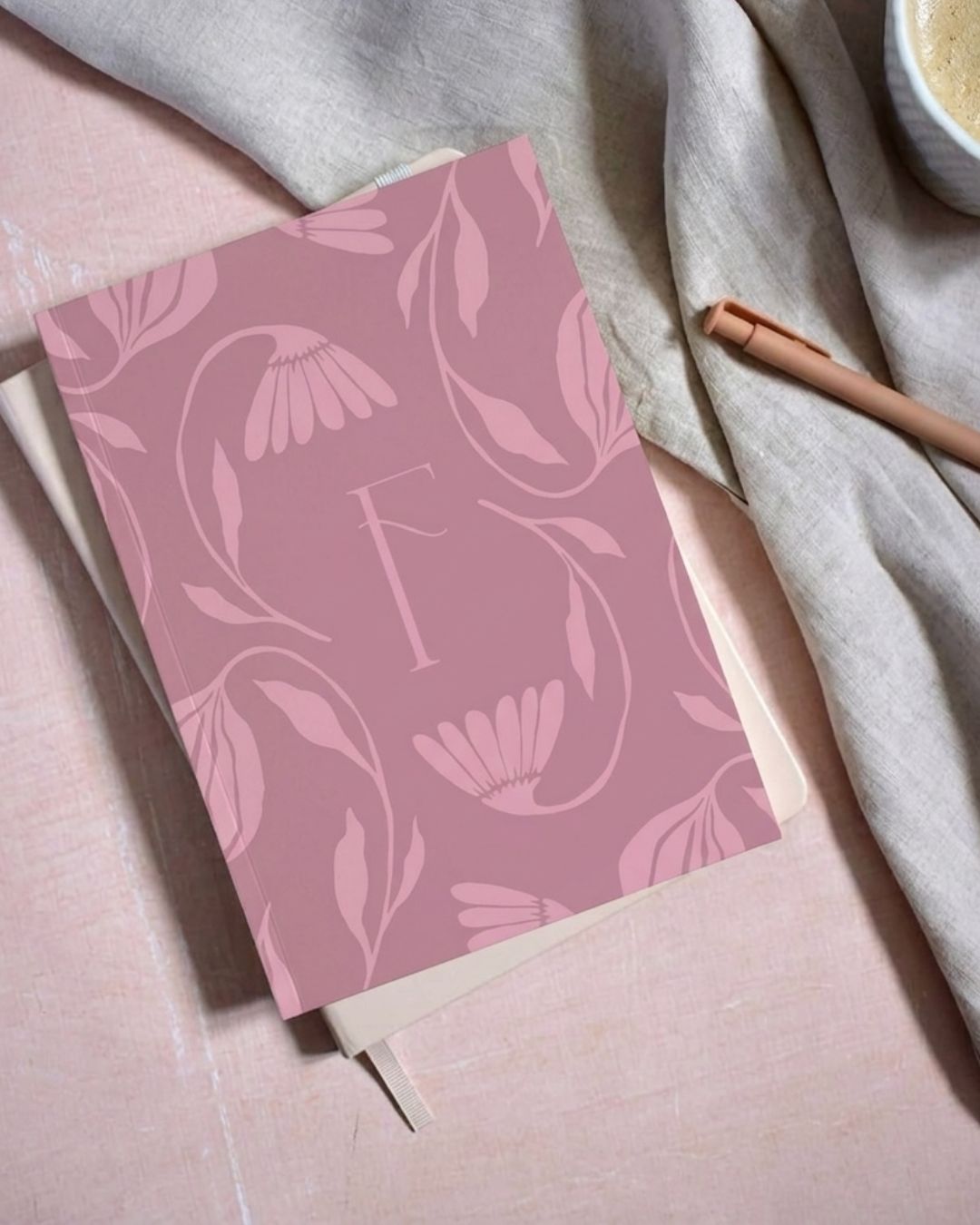Customised - Notebook | Diary - Initial Bloom