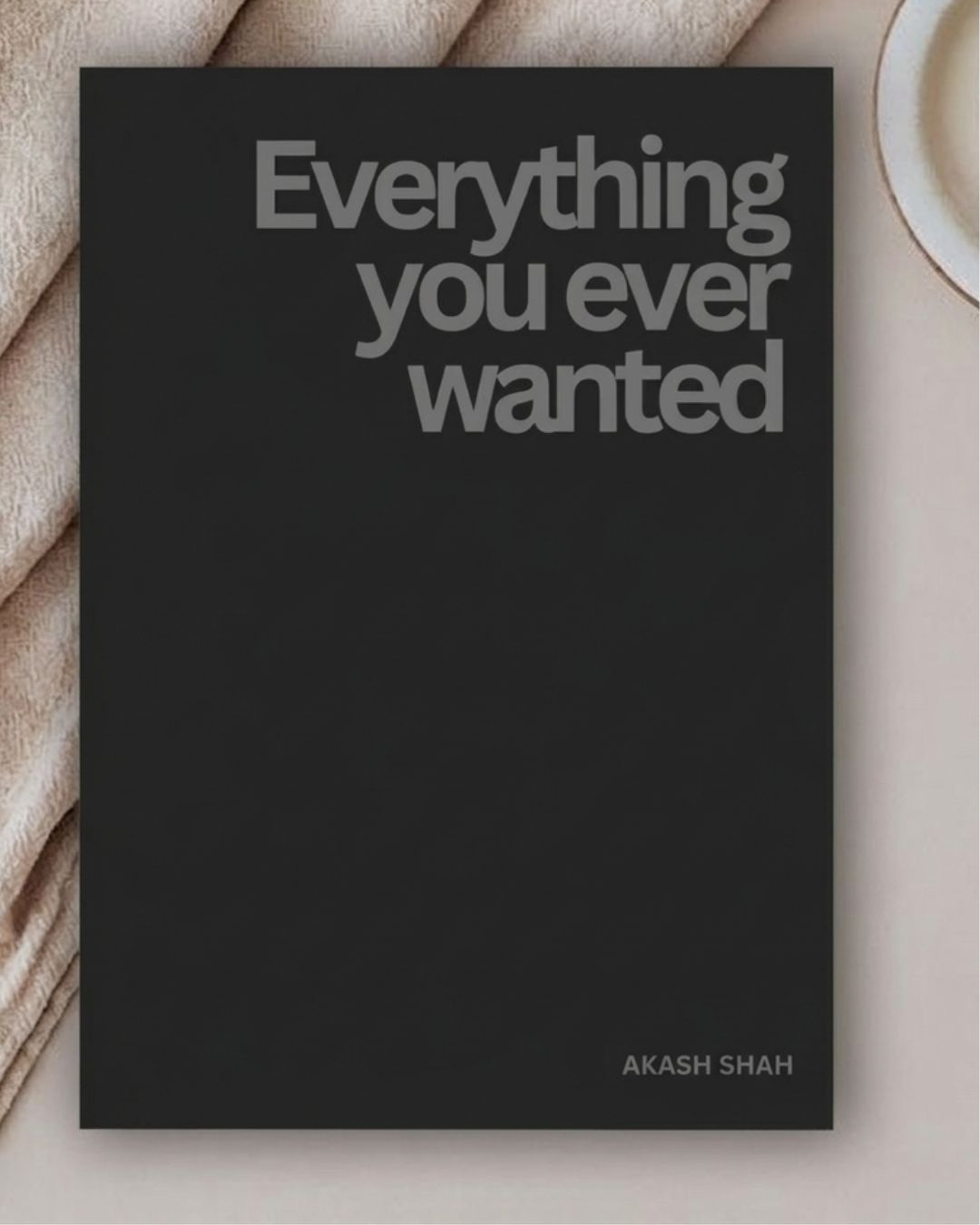 Customised - Notebook | Diary - Matte Slate Manifesto