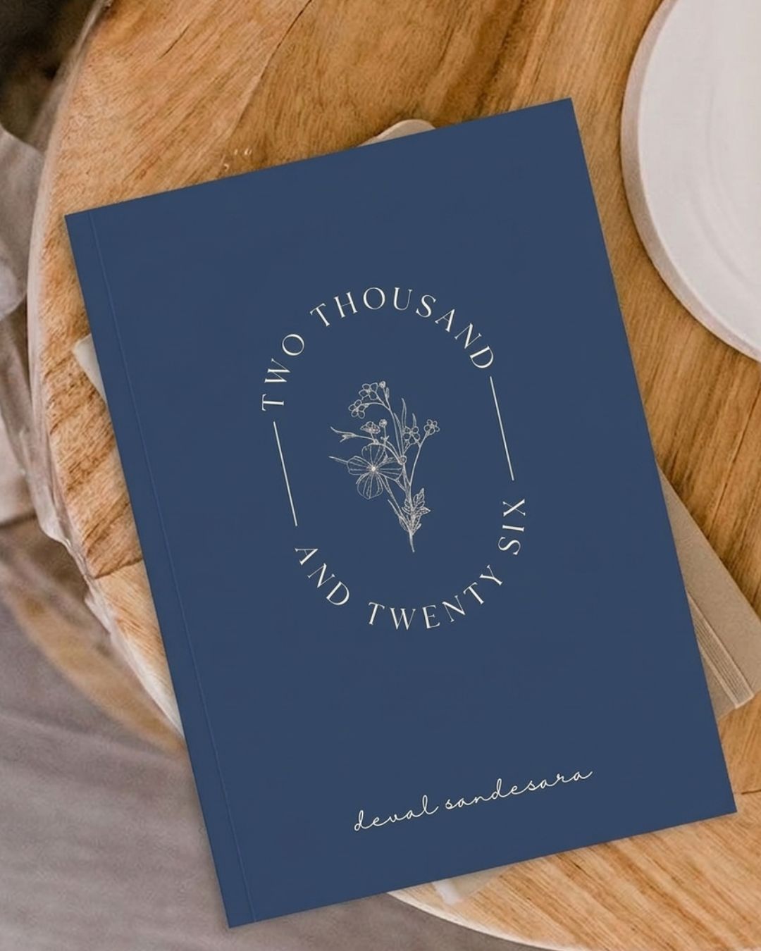Customised - Notebook | Diary - Botanical Crest 2026