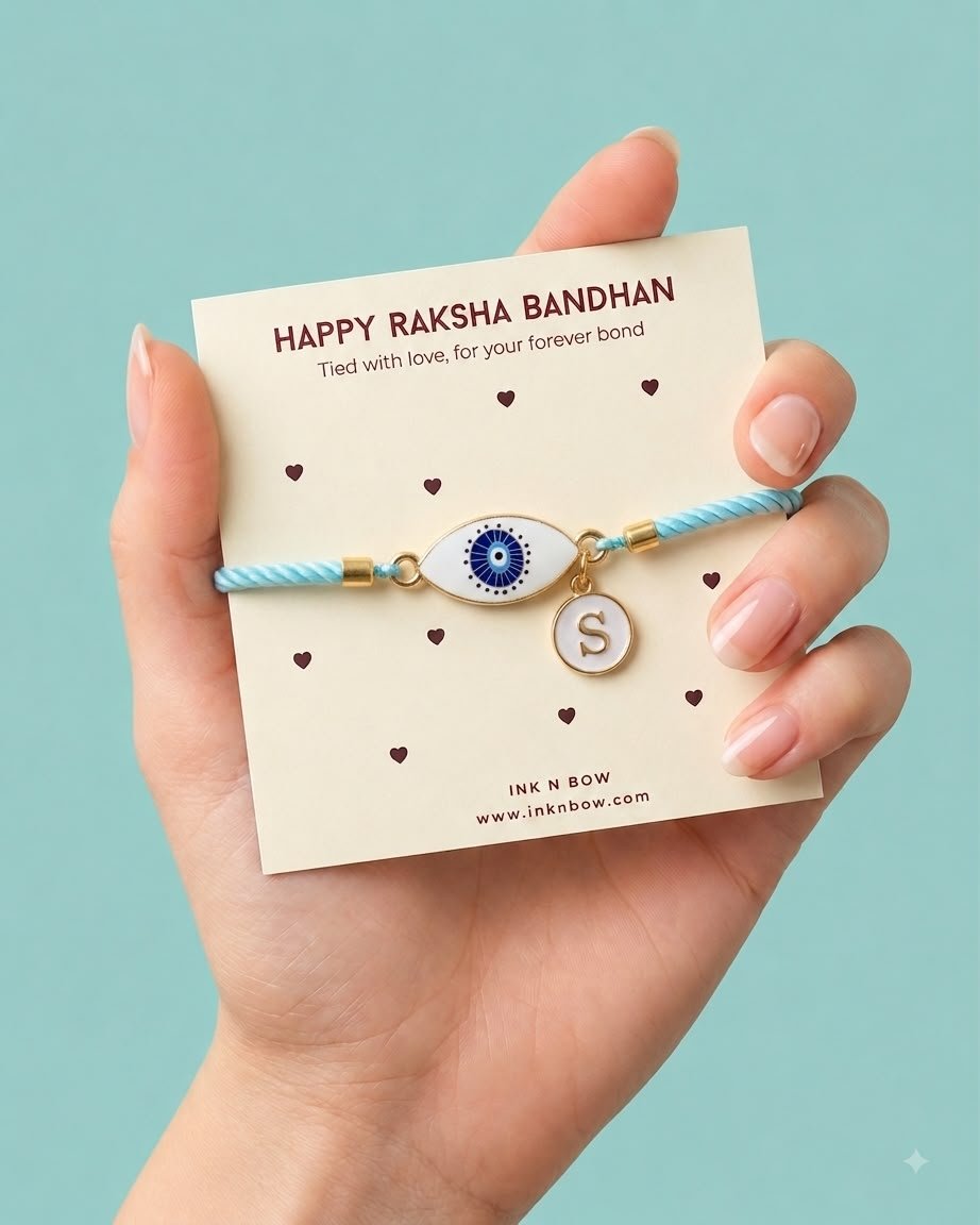 Personalized Evil Eye Charm Rakhi