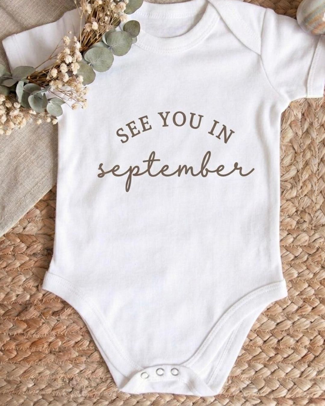 Customised - The Signature Announcement Onesie | Coming Soon