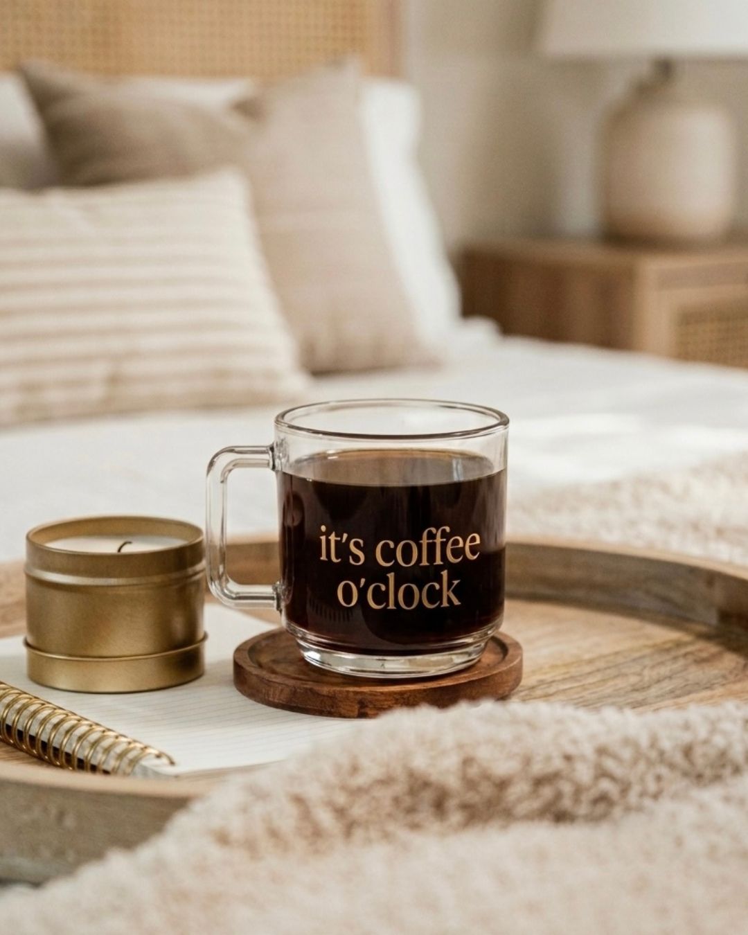 Customised - Daily Brew Glass Cup