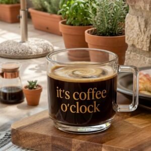 Customised – Daily Brew Glass Cup