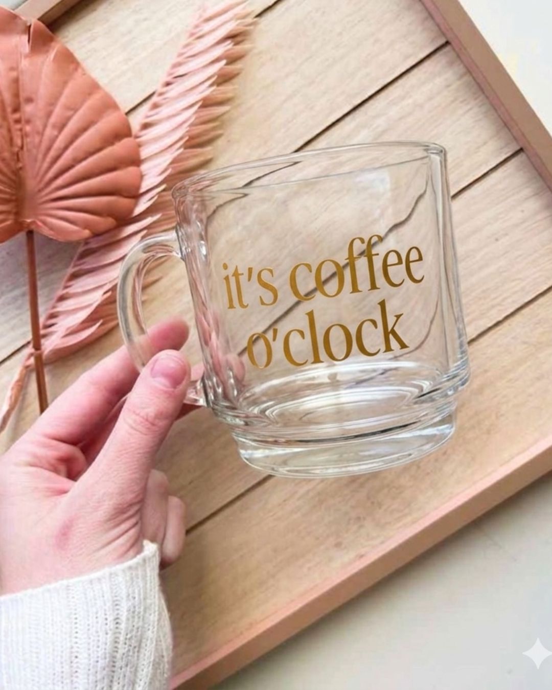 Customised - Daily Brew Glass Cup