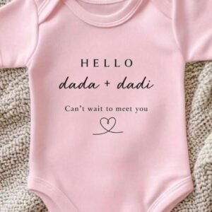 Customised – The Signature Announcement Onesie | Little Love