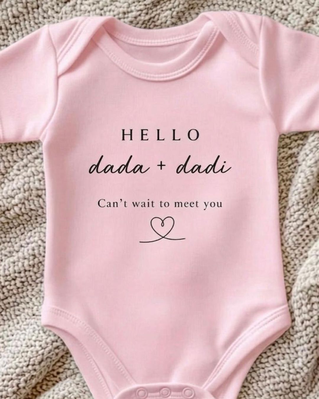 Customised - The Signature Announcement Onesie | Little Love