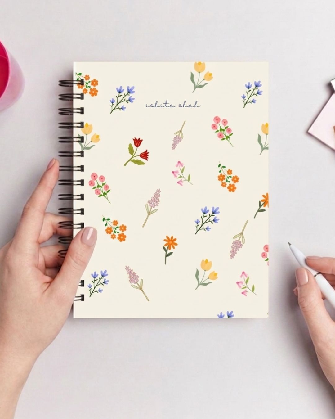 Customised - Notebook | Diary - Wildflower