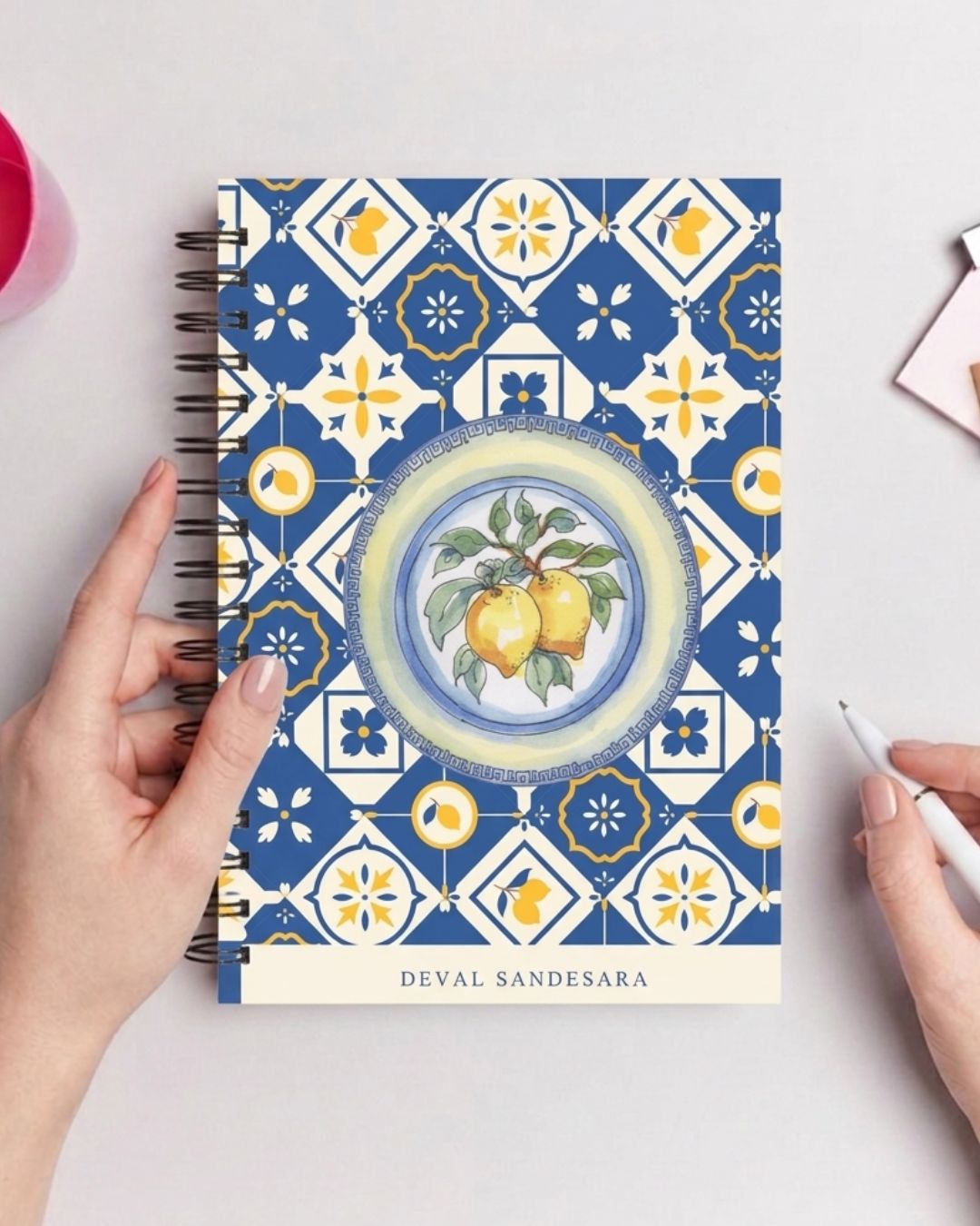 Customised - Notebook | Diary - Amalfi Lemon