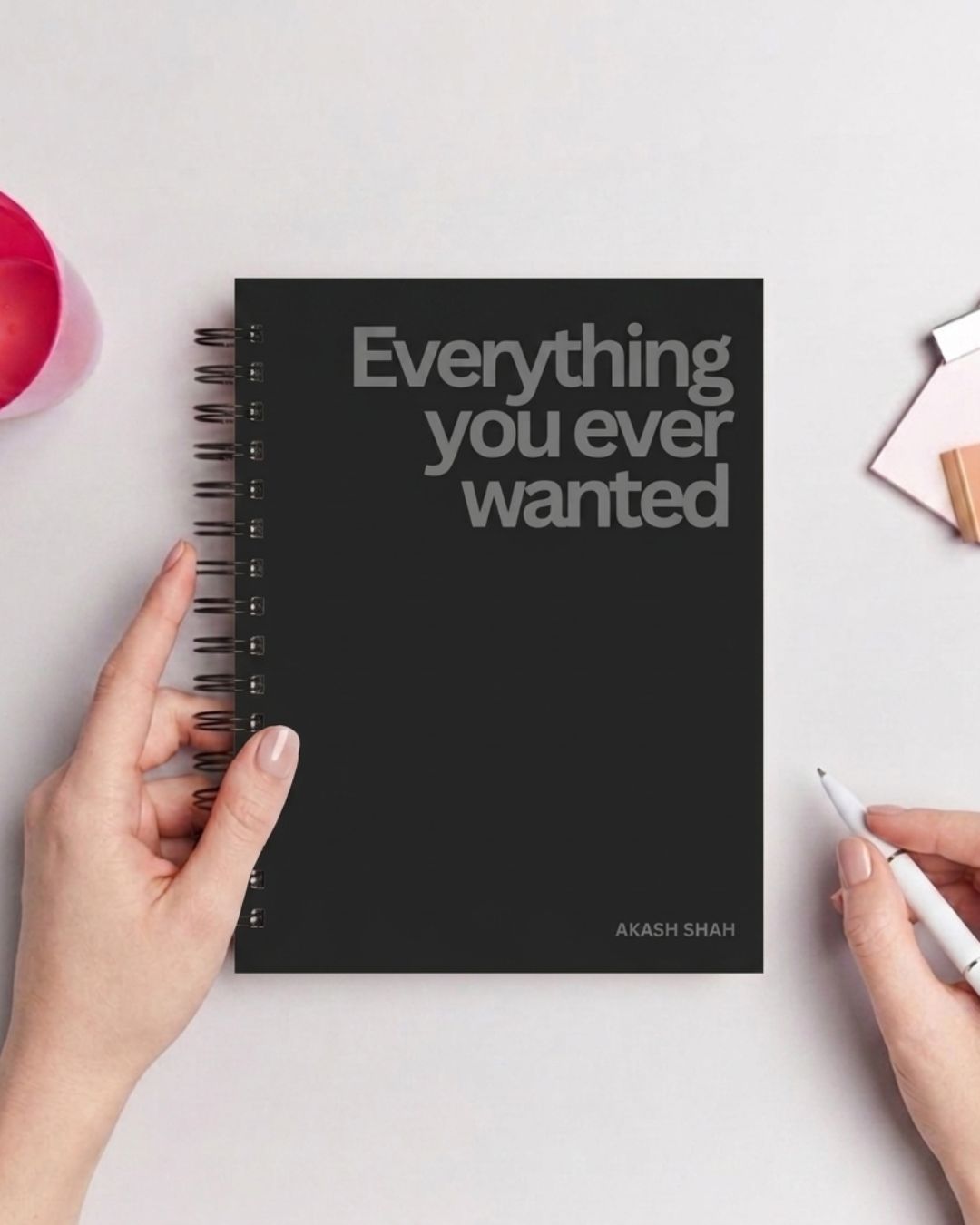 Customised - Notebook | Diary - Matte Slate Manifesto