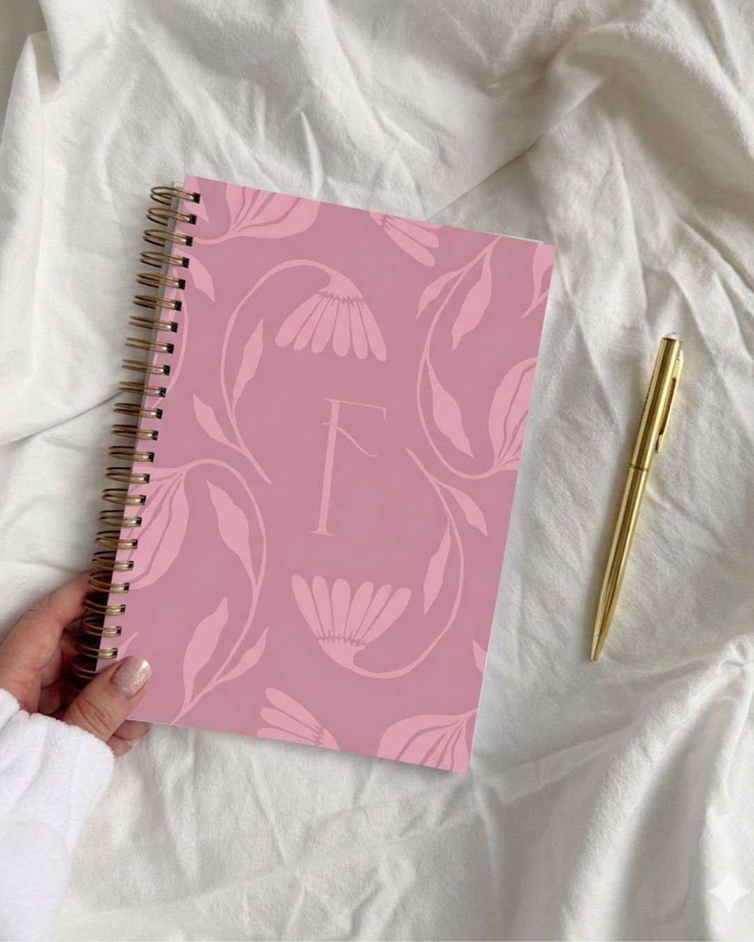 Customised - Notebook | Diary - Initial Bloom