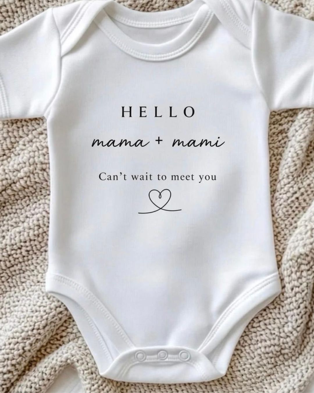 Customised - The Signature Announcement Onesie | Little Love