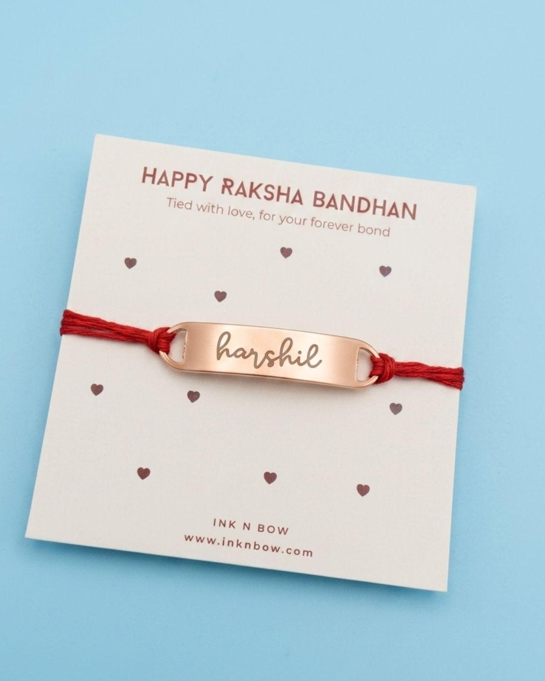 Personalized - Minimal Metal Rakhi