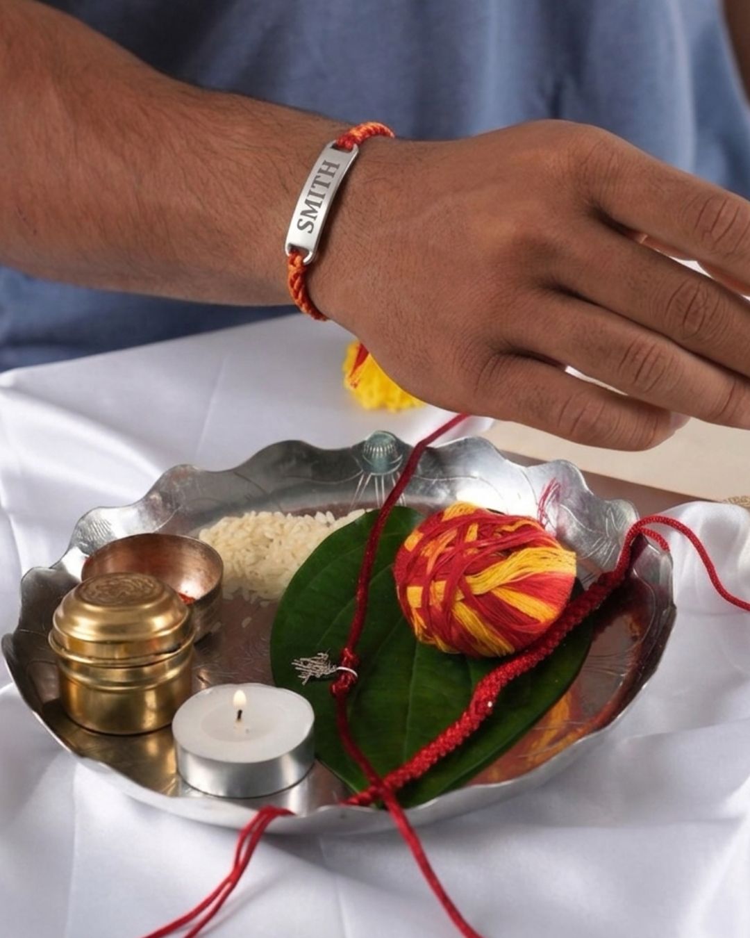 Personalized - Signature Metal Rakhi