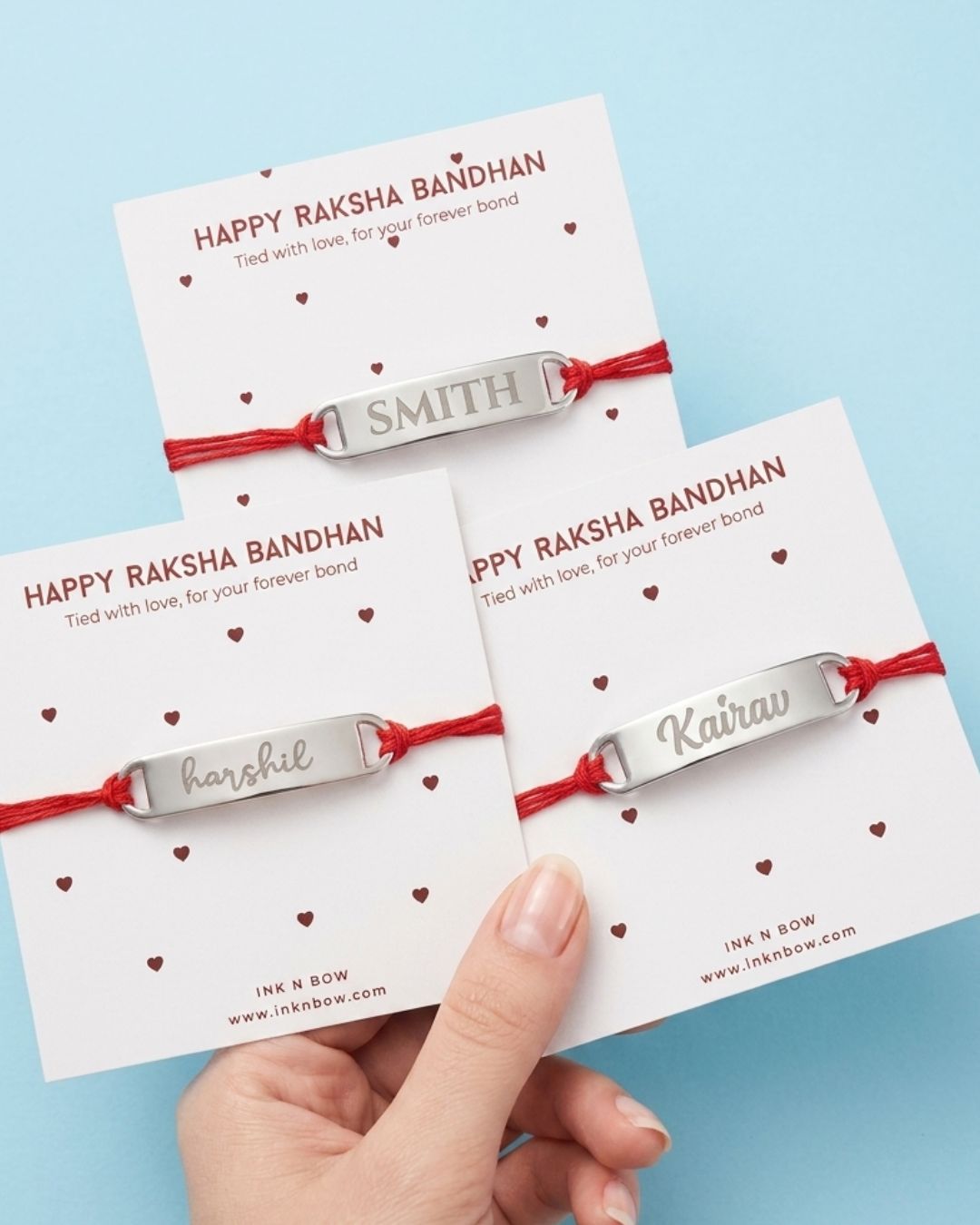 Personalized - Minimal Metal Rakhi