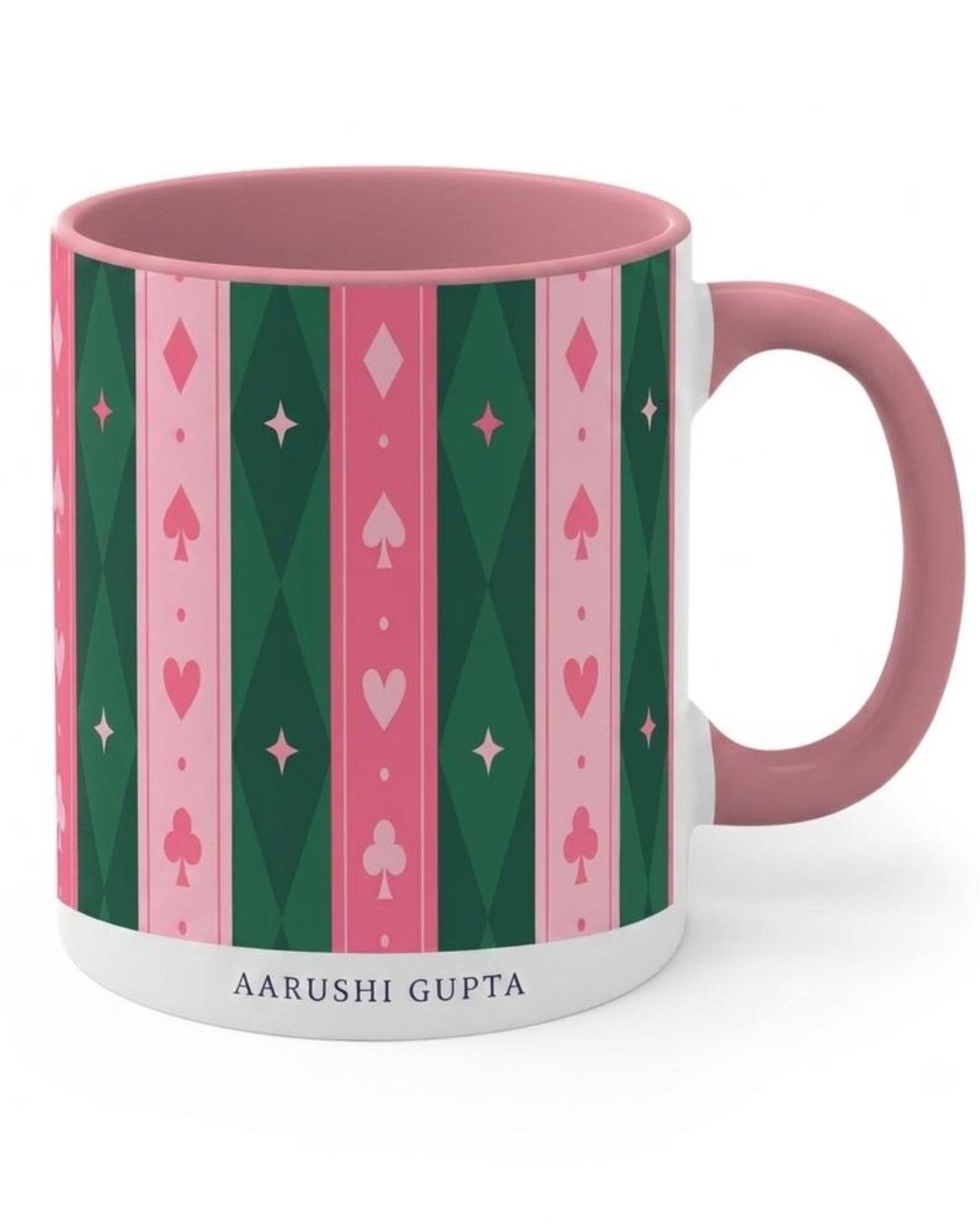 Customised – Pink Sublimation Mug – Suits