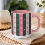 Pink Sublimation Mug Suits