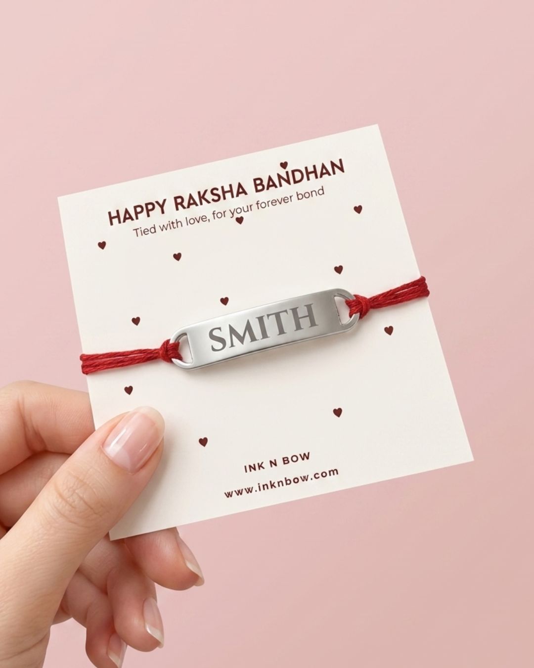 Personalized - Signature Metal Rakhi