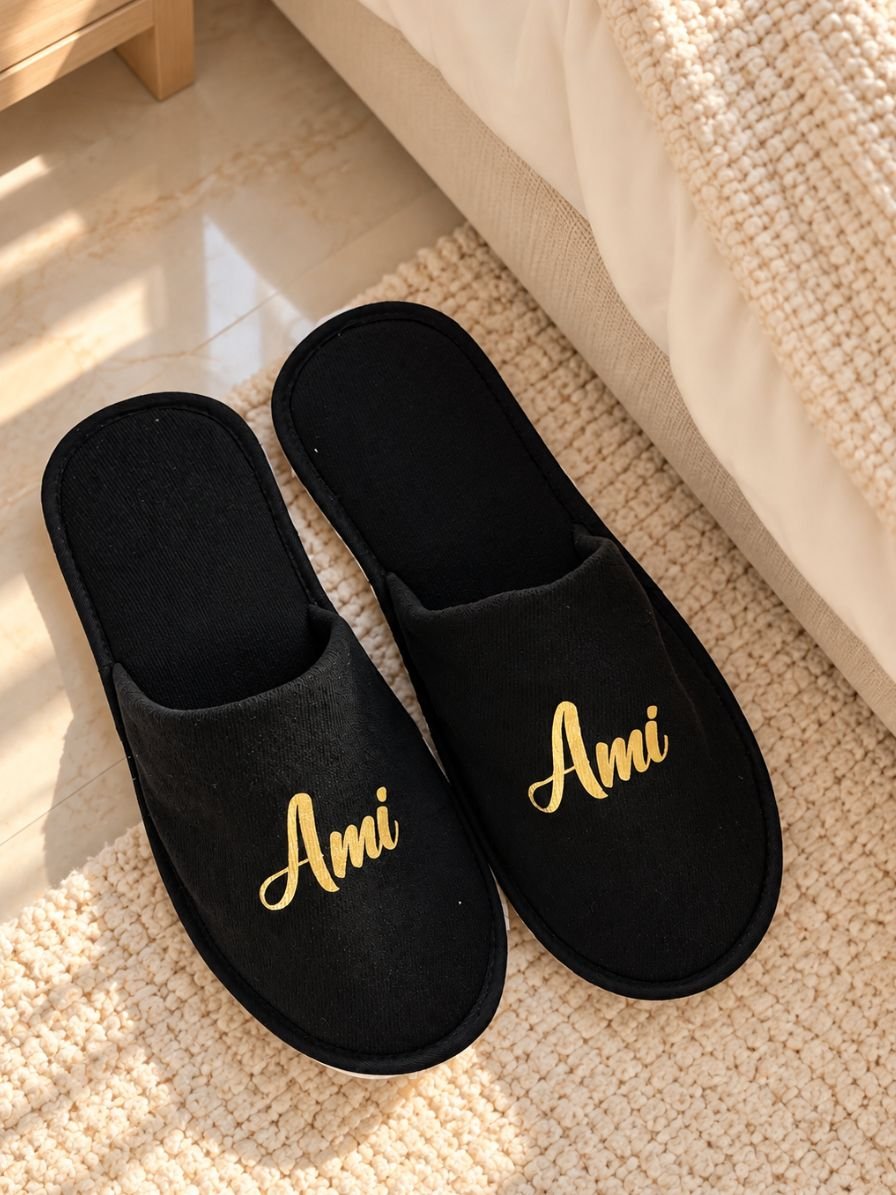 Personalized Cozy Slides | Home Comfort Slides
