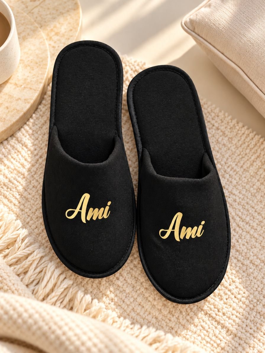 Personalized Cozy Slides | Home Comfort Slides
