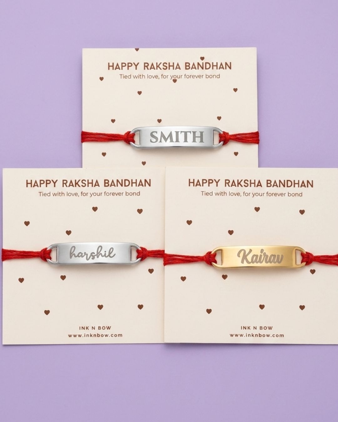 Personalized - Timeless Metal Rakhi