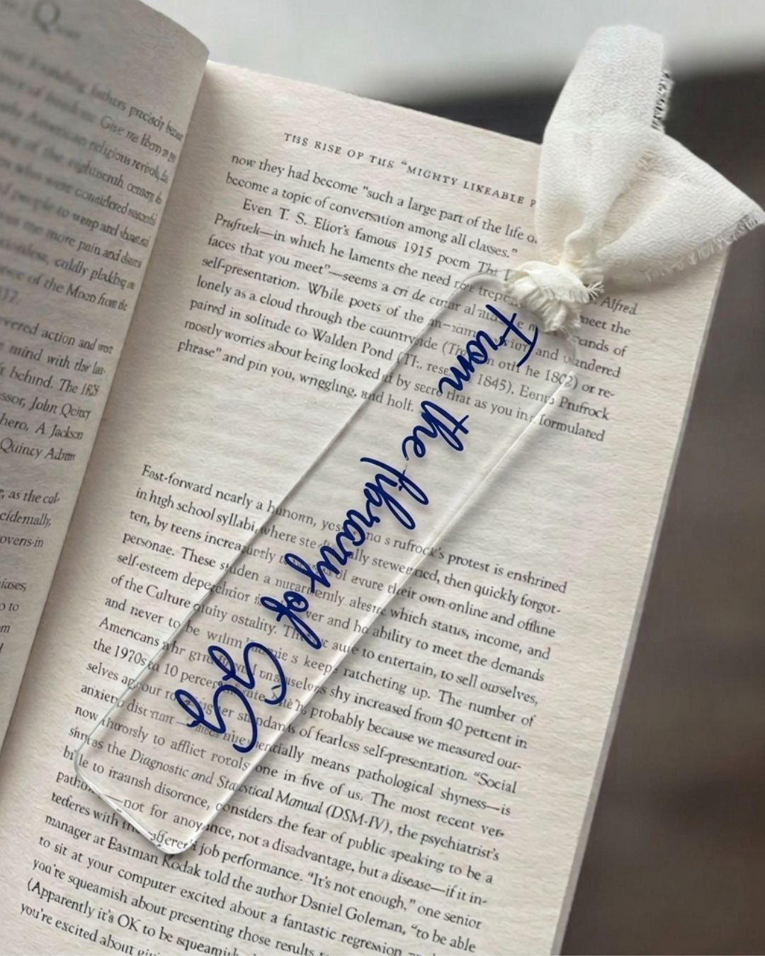 Customised - Acrylic Bookmark
