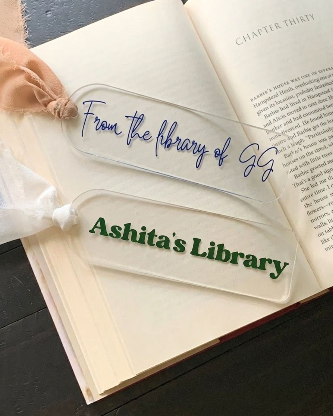 Customised - Acrylic Bookmark