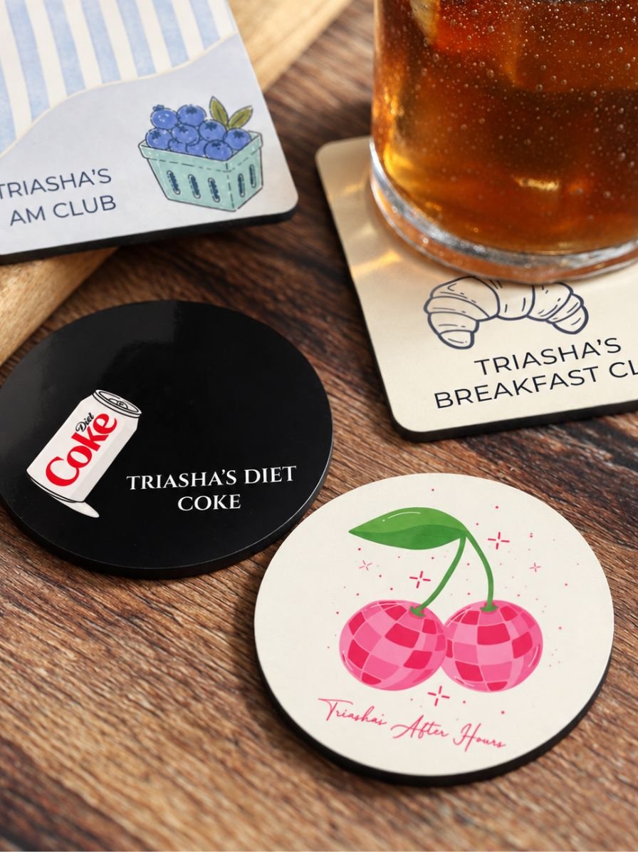 Customised - Lifestyle Club Coasters | Set of 2