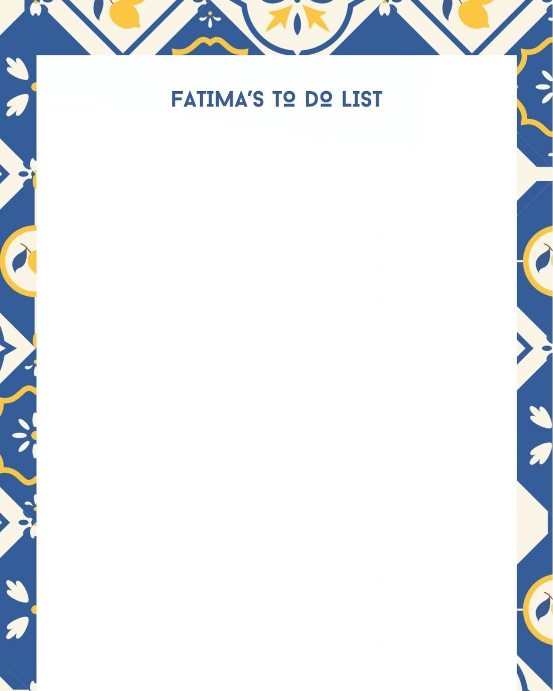 Personalized - Tear Off Notepad