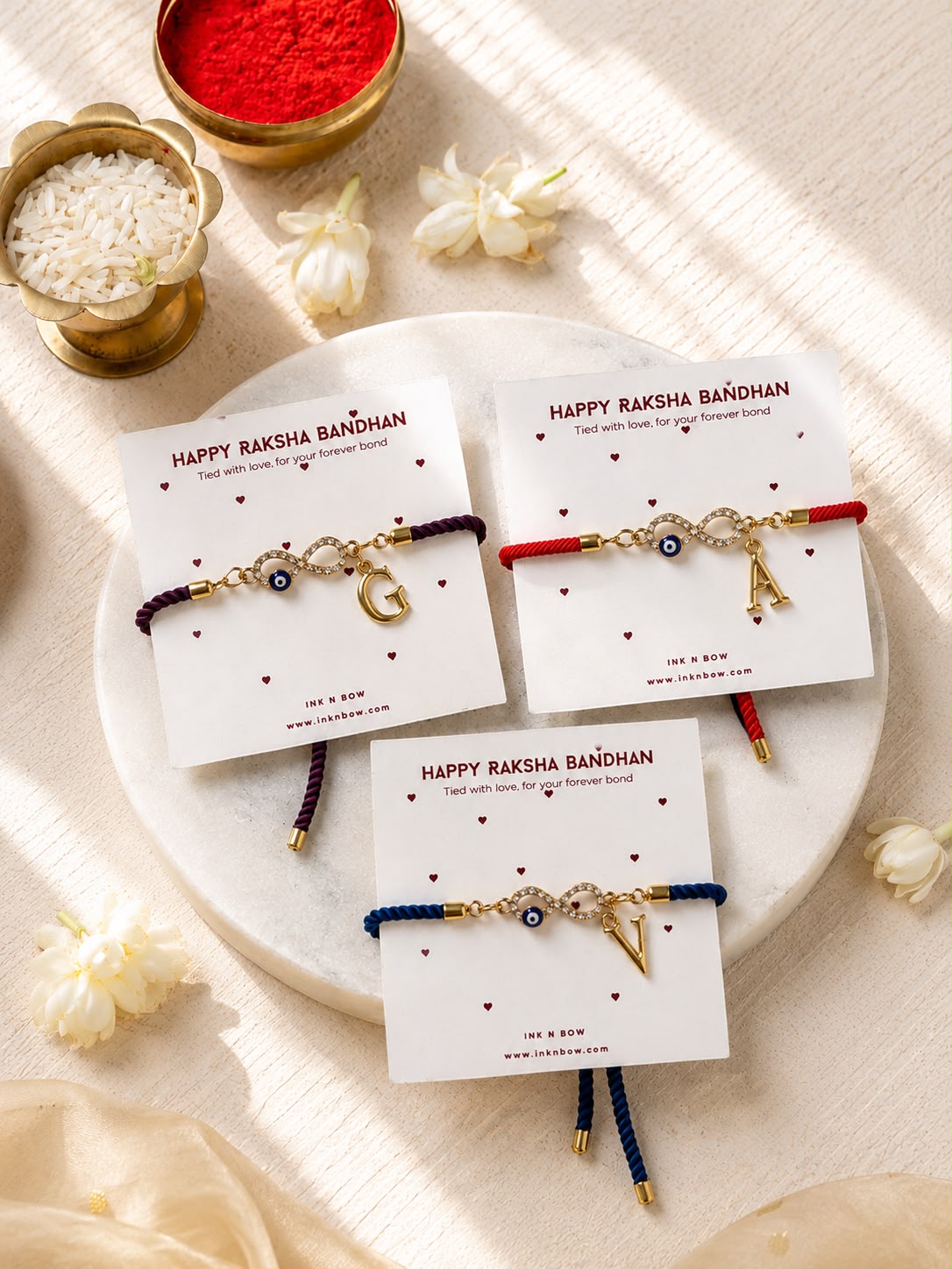 Personalized Evil Eye Amulet Rakhi