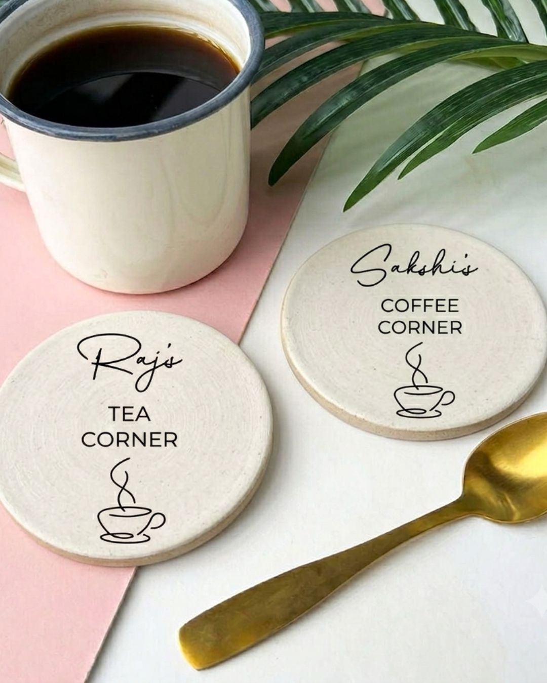 Customised - Drink Personality Coasters | Set of 2