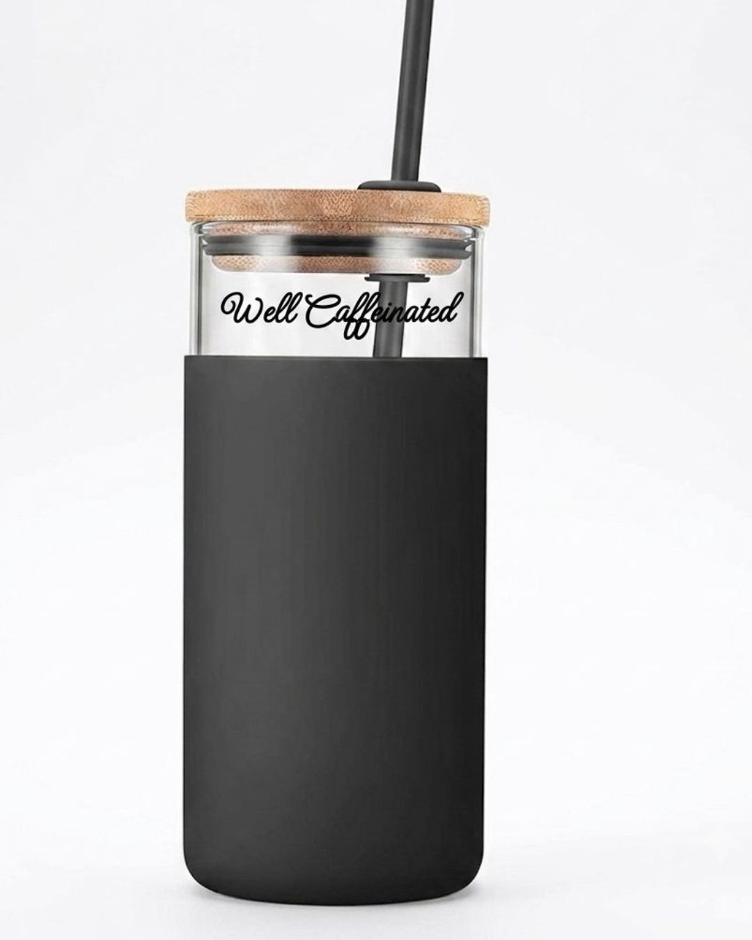 bamboo glass tumbler